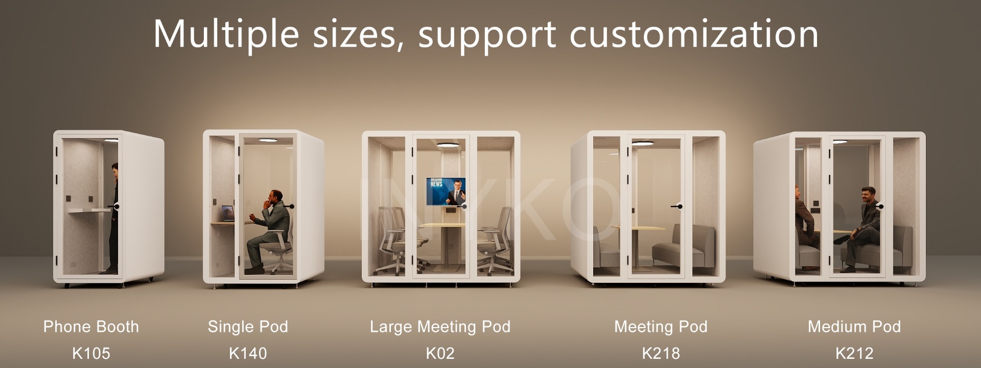 Chất lượng Office Pod kín âm thanh nhà máy