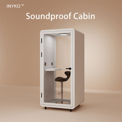 Buy 380kg Office Telephone Pods Cabin Custom Soundproof Office Booth For Open Offices online manufacture
