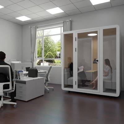 acheter L'entreprise Office Pod propose une cabine téléphonique insonorisée ainsi qu'un pod de sommeil pour se reposer, lire ou se réunir. fabrication en ligne