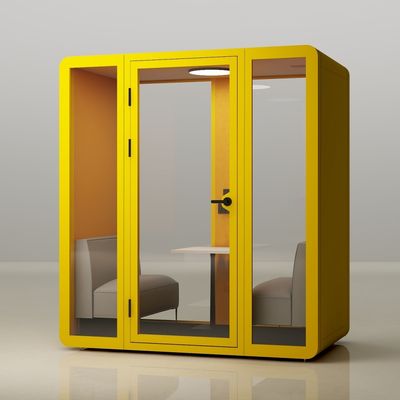 comprar Cabine Telefônica à Prova de Som com Classificação STC 35-45 dB e Garantia de 5 Anos Apresentando Estrutura Acústica de 7 Camadas Fabricação em linha