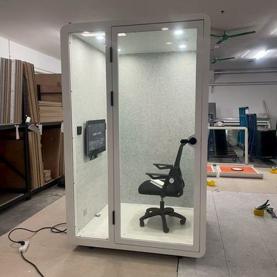 Beli STC35dB soundproof Booth dengan garansi 5 tahun dan kursi roda yang dapat diakses modern Meeting Pod pembuatan online
