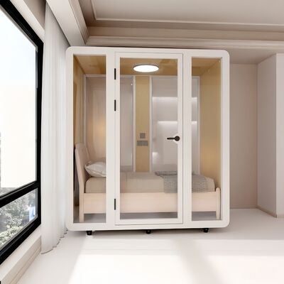 comprar Acoustic Booth Sleeping Pod com estrutura acústica de 7 camadas 7 componentes principais e 5 anos de garantia Fabricação em linha