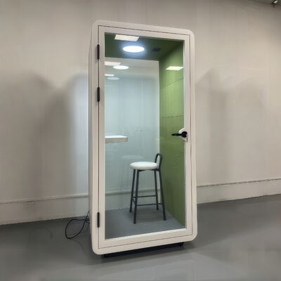 kopen 1 Persoons Pod Akoestische Telefooncel met STC35dB Geluidsisolatie Ergonomisch Ontwerp en Ruisonderdrukkingstechnologie online vervaardiging