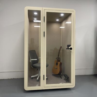 Buy Modular Office Pod with LED Lighting Quick Installation and Wheelchair Accessible Soundproof Booth online manufacture