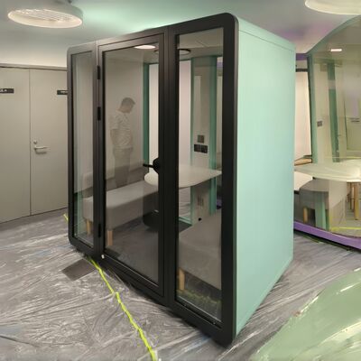 Buy Portable Cabin with 35dB Sound Insulation and Soundproof Acoustic Booth for 5 Year Warranty online manufacture