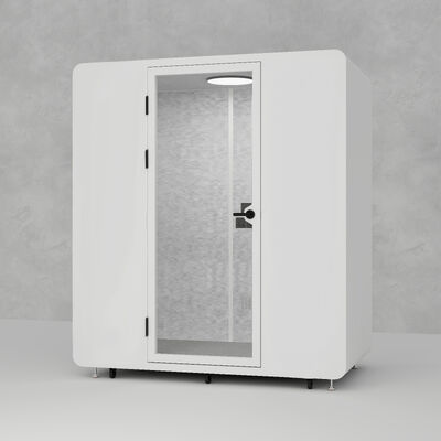 acheter Cabine insonorisée avec isolation phonique de 35 dB, structure acoustique à 7 couches et éclairage LED tricolore, espace de réunion fabrication en ligne