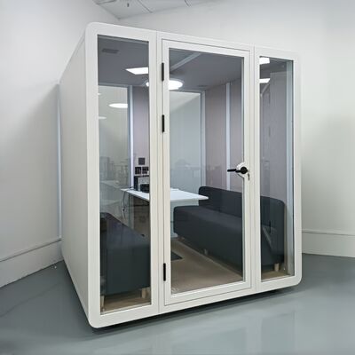 acheter Cabine de réunion pour 4 personnes avec performance acoustique STC35dB et dimensions extérieures L200×l180×H233cm pour une cabine de confidentialité au bureau fabrication en ligne