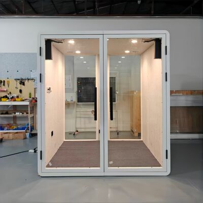 comprare Booth insonorizzato con STC35dB ((±5dB) /RT0.25S Performance acustica e porte a sensore elettrico per applicazioni di IA negli spazi ufficio fabbricazione online