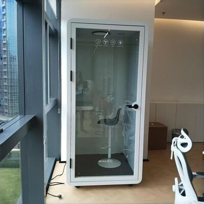 comprar Cabina de oficina insonorizada personalizable de 380 kg con certificación SGS de 7 capas y reducción de ruido STC35dB Fabricación en línea