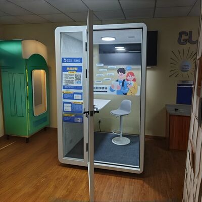 comprar Cabine de Escritório com Isolamento Acústico e STC35dB, Vidro Laminado Personalizável e Sistema de Ventilação Integrado Fabricação em linha