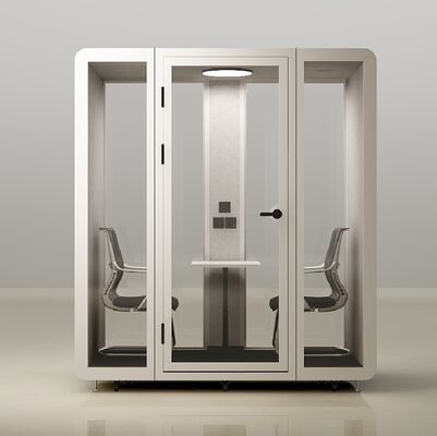 comprare Cabina insonorizzata modulare commerciale con classificazione STC 45 e ufficio pod in vetro laminato personalizzabile fabbricazione online