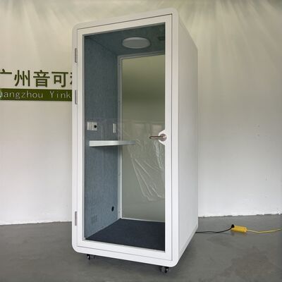 satın al STC35dB LED aydınlatma sistemi ve tekerlekli sandalye erişilebilir modüler kabinli ses yalıtımı telefon kulübesi Çevrimiçi üretim