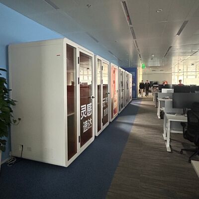 Beli STC35dB Soundproofing Phone Pod dengan built-in ventilasi sistem dan customizable laminated glass pembuatan online