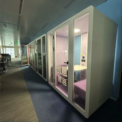 comprar Pod telefônico insonorizável personalizável com estrutura acústica de 7 camadas e isolamento acústico de 35 ± 5 dB para uso no escritório Fabricação em linha