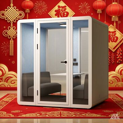 kaufen K218 Schalldichte Besprechungskabine für 4 Personen mit akustischer Leistung, schneller Installation und beweglichem Design Online-Herstellung