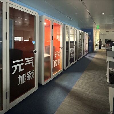 comprare STC35dB Soundproof Office Pod con sistema di ventilazione integrato e illuminazione a LED fabbricazione online