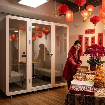 Mua Cửa hàng văn phòng kín tiếng thương mại 6 người với cách nhiệt âm thanh 35±5dB, Hệ thống thông gió tích hợp và bảo hành 5 năm sản xuất trực tuyến