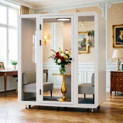 acheter Cabine de bureau insonorisée STC 45 avec structure acoustique à 7 couches et garantie de 5 ans, cabine téléphonique fabrication en ligne