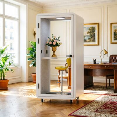 kopen Rolstoeltoegankelijke Geluidsdichte Cabine met LED-verlichtingssysteem en STC35dB Geluidsisolatie Kantoor Pod online vervaardiging