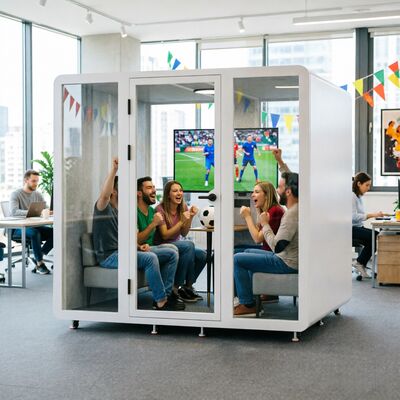 comprar Cabina de oficina con aislamiento acústico de 35±5 dB, montaje sin herramientas y garantía de 5 años Fabricación en línea