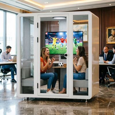 comprar Pod de reuniones de estructura acústica de 7 capas con aislamiento acústico STC 45 y diseño modular para uso de oficina Fabricación en línea