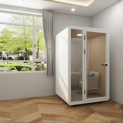 Freestanding Soundproof Office Pod with STC35dB Noise Reduction and 1400*1200*2330mm Dimensions