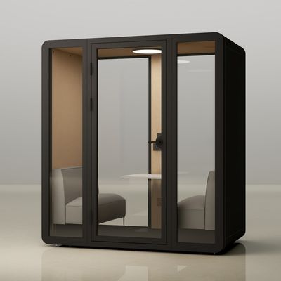 Soundproof Phone Pod with 35-45 dB Soundproofing and 5 Year Warranty for 2 Person Seating