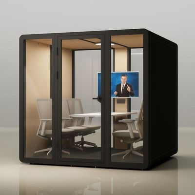 Portable and Movable Office Pod with W2300*D2200*H2300mm Dimensions and STC35dB(±5dB) Soundproofing