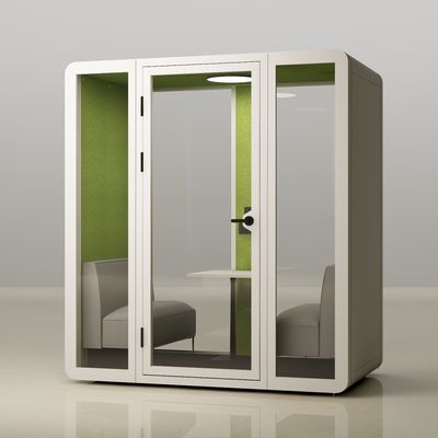 Portable Soundproof Office Pod with STC 35-45 dB and 5 Year Warranty for 2-4 People