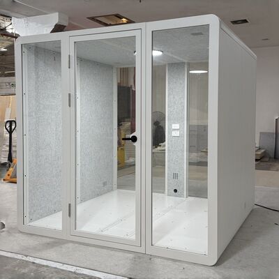 Sleeping Pod Soundproof Booth with 35dB Sound Insulation Dimmable LED Lighting and Modular Design for Office Use