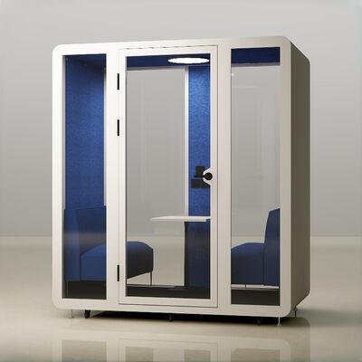 STC 45 Soundproofing Phone Pod with 7-Layer Acoustic Structure and 5 Year Warranty for Office Meetings